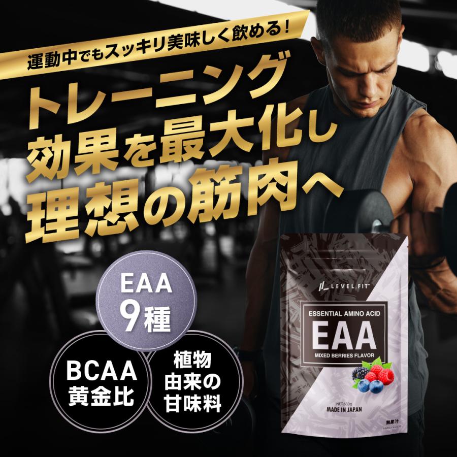 EAA ミックスベリー風味 630g（30食目安）シェイカー付き 人工甘味料不使用 : LEVEL.FIT - 通販 - Yahoo!ショッピング