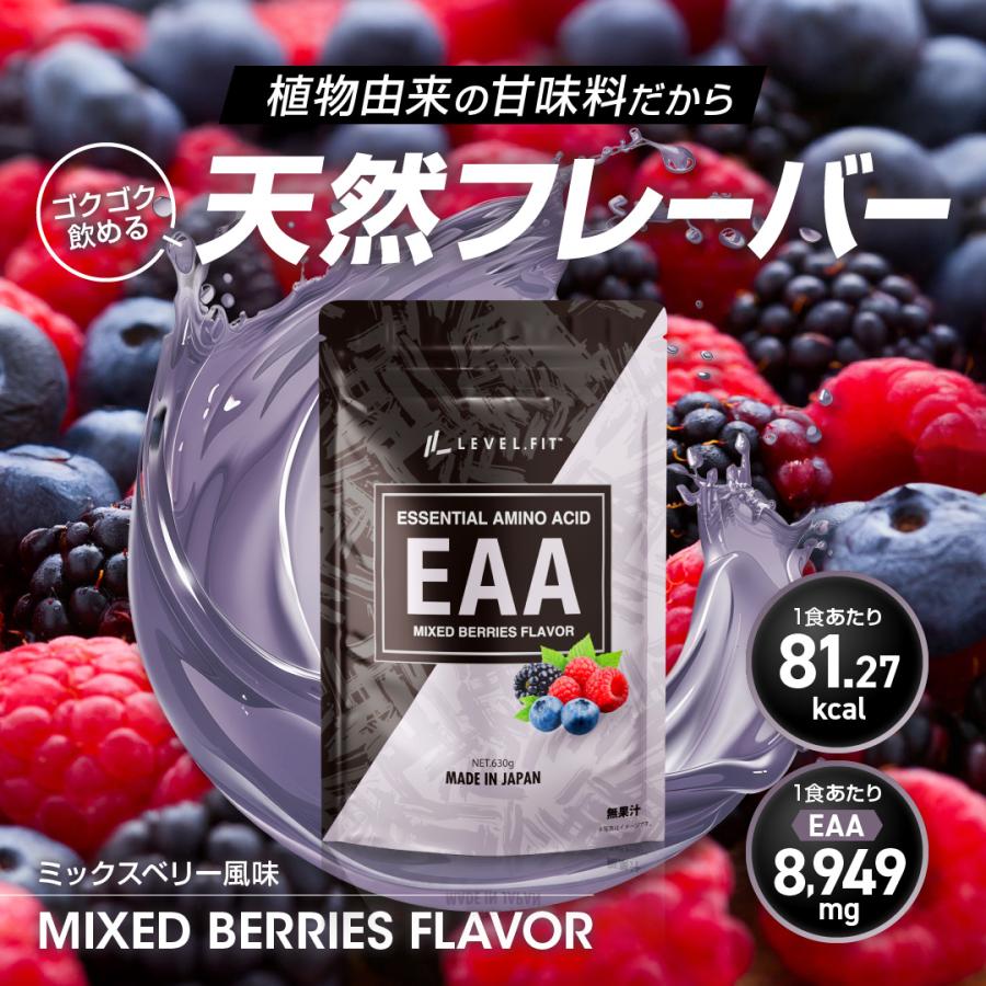 LEVEL.FIT（レベルフィット） LEVEL.FIT EAA ミックスベリー風味 630g