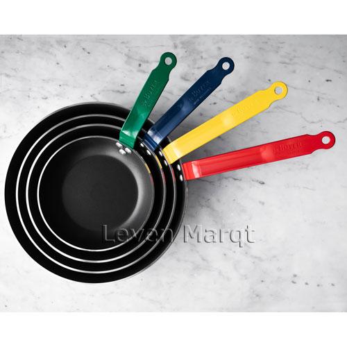 デバイヤー（de Buyer） アルミ製ノンスティック 24cm ブルーハンドル