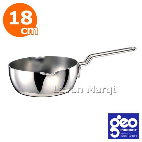GEO PRODUCT ジオプロダクト 雪平鍋 18cm ミルクパン 14cm ジオ（geo） ジオ・プロダクト geo product 雪平鍋18cm(IH対応) 行平鍋