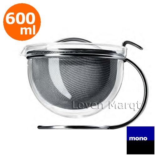 新品未使用✨mono filio ティーポット シルバーボール付き モノ フィリオ ティーポット 600ml Mono FiLio 茶葉ジャンピング