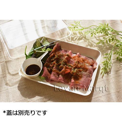 ソリア solia キャノピーパルププレート 20×15cm 200個入り 内側ラミネート加工あり エコシリーズ ケータリング/紙容器/使い捨て食器の画像