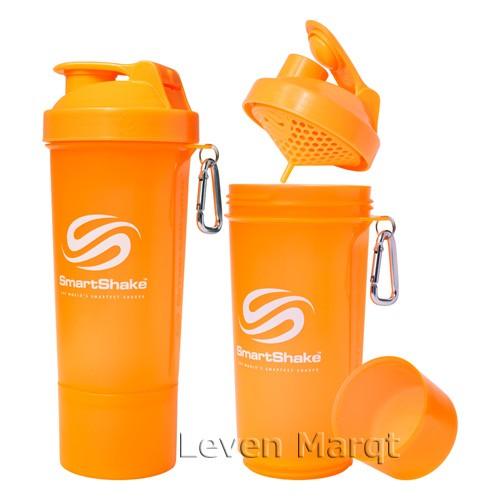 プロテインシェーカー Smartshake スマートシェイクスリム 500ml ネオンオレンジ ドリンクボトル/プロテインボトル/シェイカー｜levenmarqt｜02