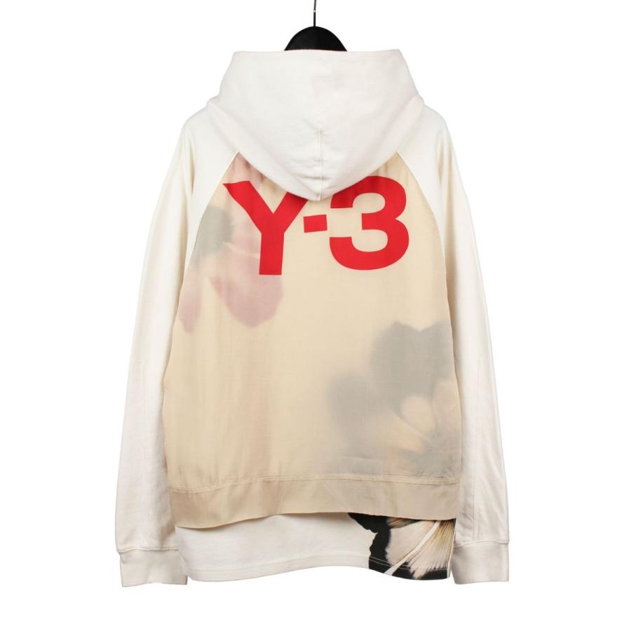 Y-3 パーカー M L SHADE RAW TERRY GFX HOODIE_FLORAL GV6090 メンズ UNDYED ワイスリー｜lewe