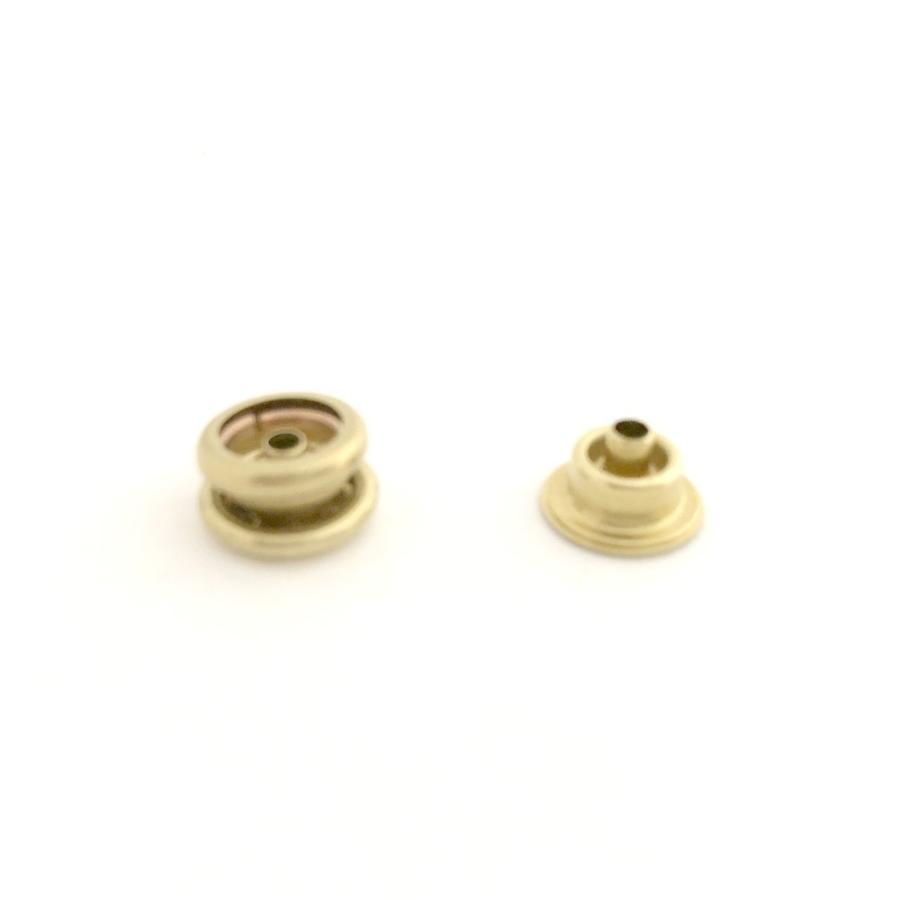 真鍮無垢 ジャンパーホック No.7090 50組入 レザークラフト金具