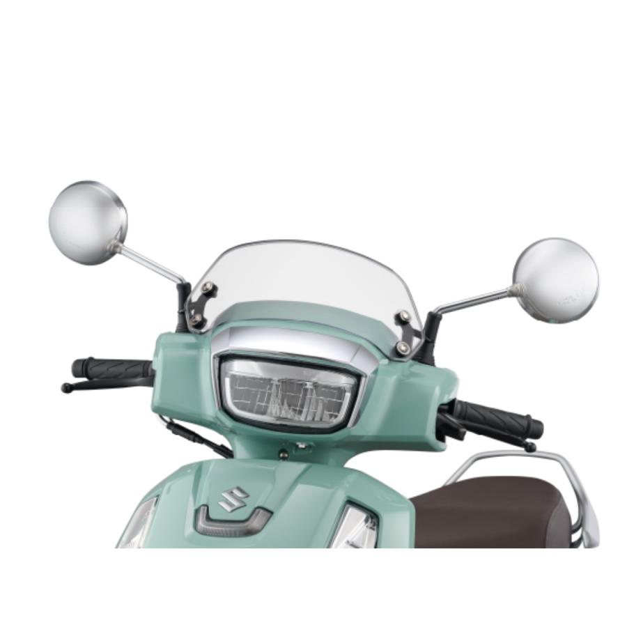 アドレス125 インドスズキ純正 メーターバイザー スモーク ウインド