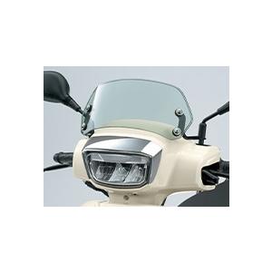 アドレス125 インドスズキ純正 メーターバイザー クリア ウインド