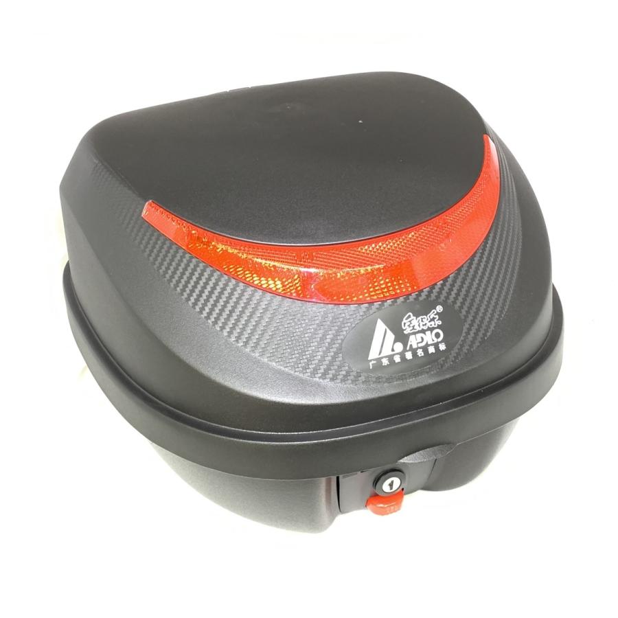 アウトレット ADLO 8306 ブラック トップケース セット リアボックス