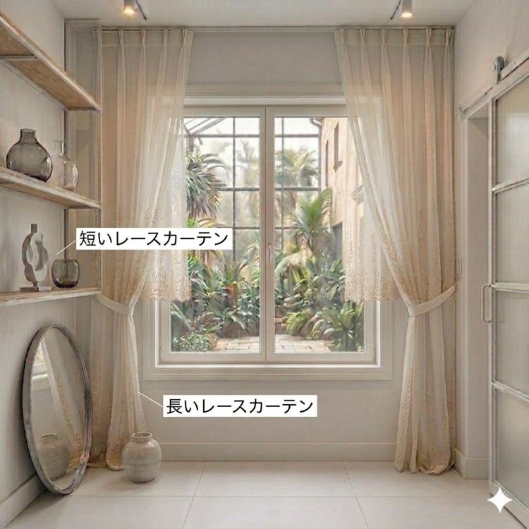アンティーク調 1.5倍ヒダ 裾スカラップ ゴールド刺繍【1cm単位