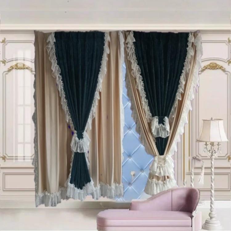遮光カーテン 遮熱 おしゃれ 北欧 リビング 丈別オーダー LEY CURTAIN