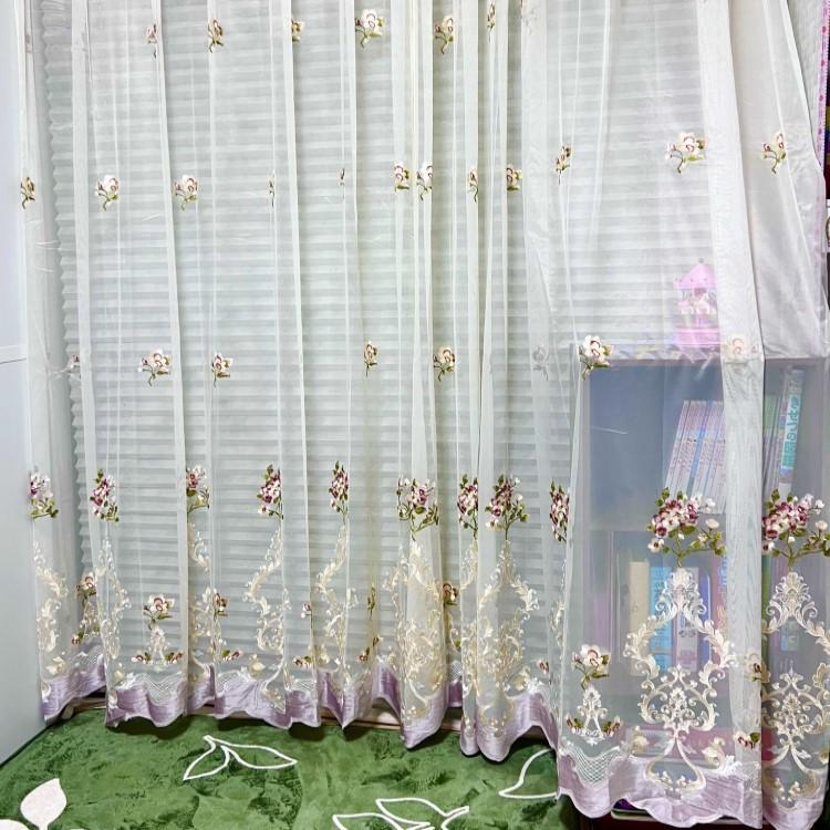 レースカーテン ミラー UVカット 刺繍 花粉 遮光 おしゃれ レースカーテン ミラー UVカット 刺繍 花粉 遮光 おしゃれ