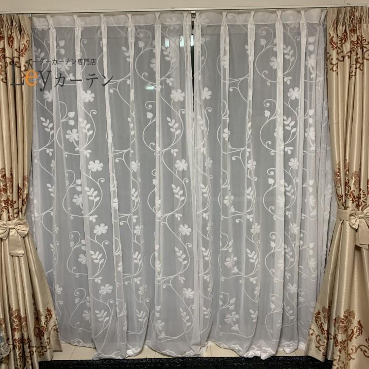 カーテン 1cm刻みオーダー 遮光カーテン フランス風 激安 幅100cm 1.5
