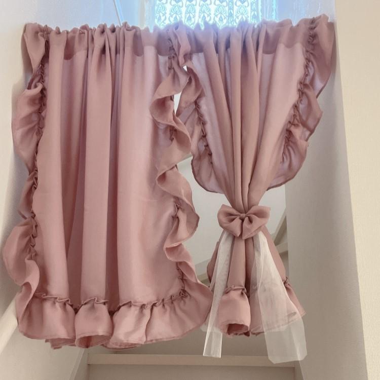 レースカーテン 1枚 のれん 遮光 透けない レース カーテン 遮熱