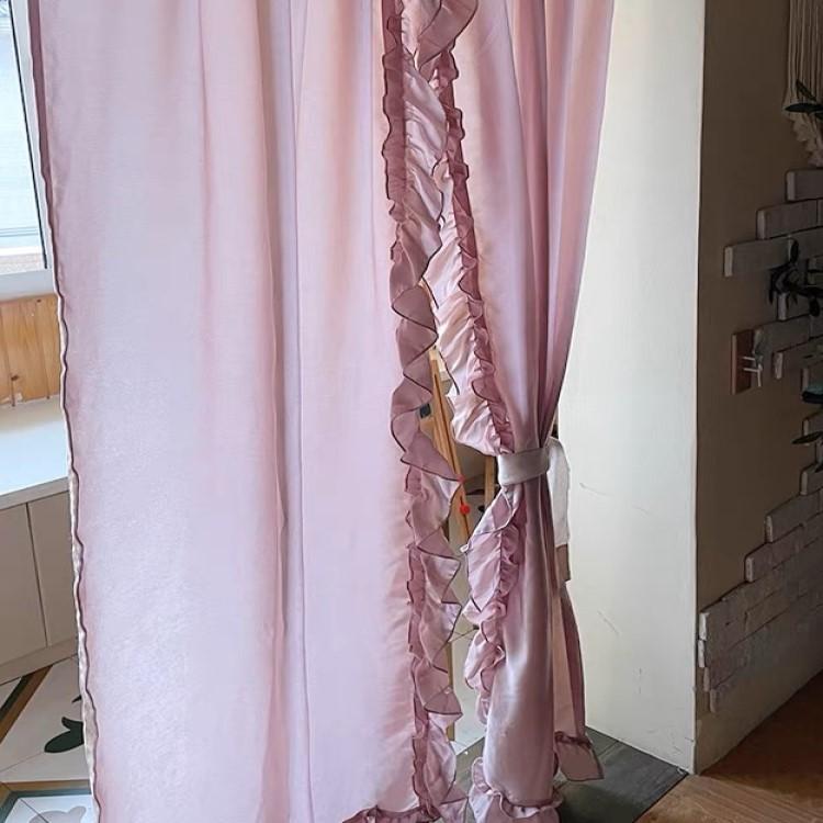 レースカーテン 1枚 のれん 遮光 透けない レース カーテン 遮熱