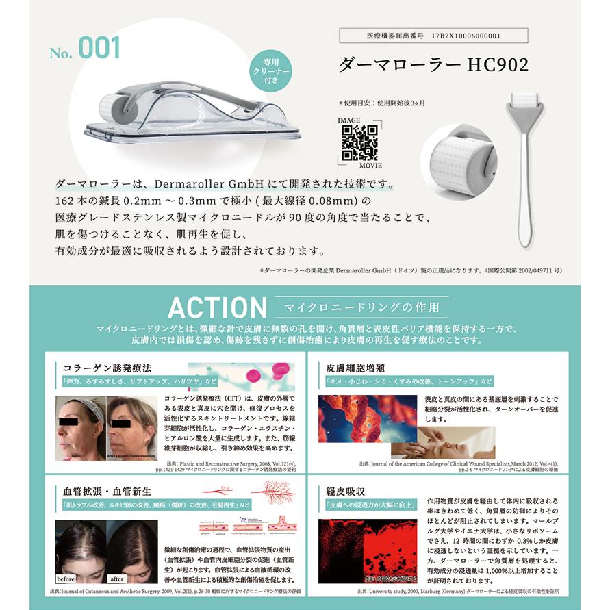 Dermaroller ダーマローラー hc902 正規 ドイツ 医療 スカルプ Dermaroller ダーマローラー hc902 正規 ドイツ 医療 スカルプ