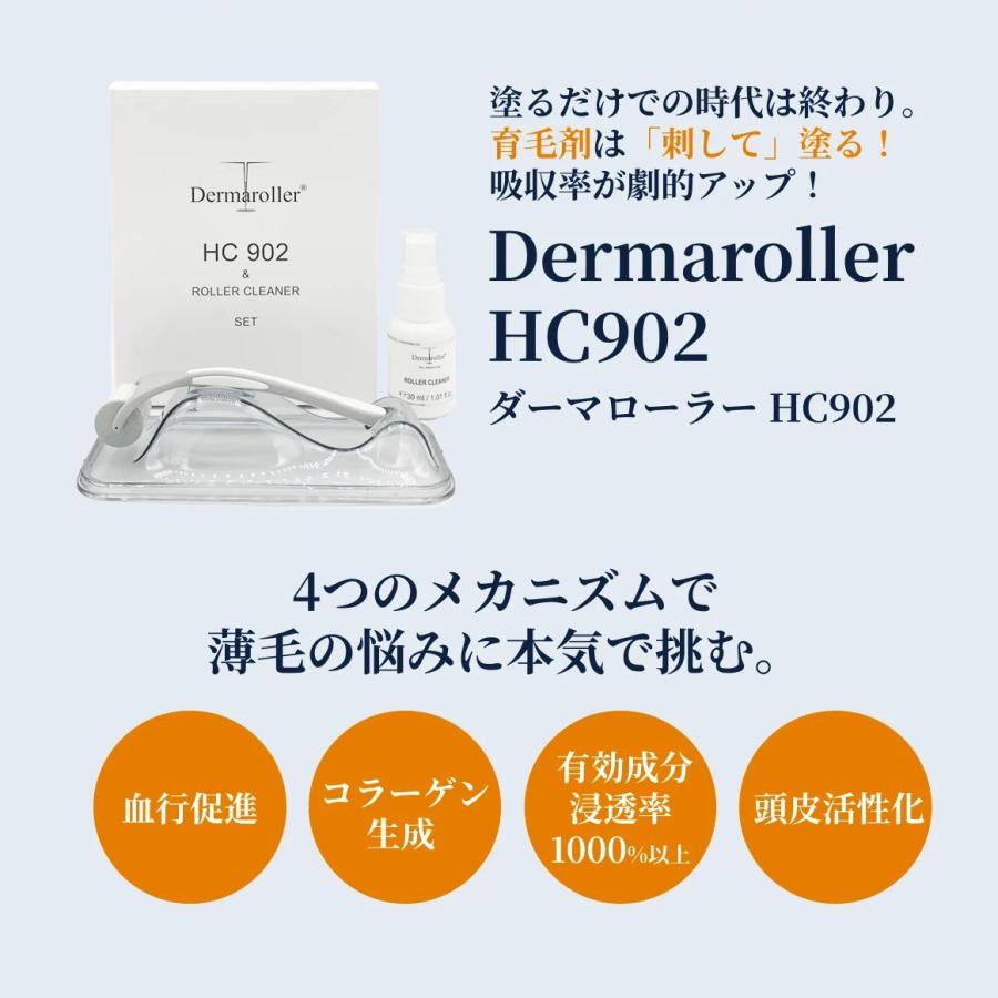 Dermaroller（ダーマローラー） hc902 育毛 頭皮活性化 ヘアローション