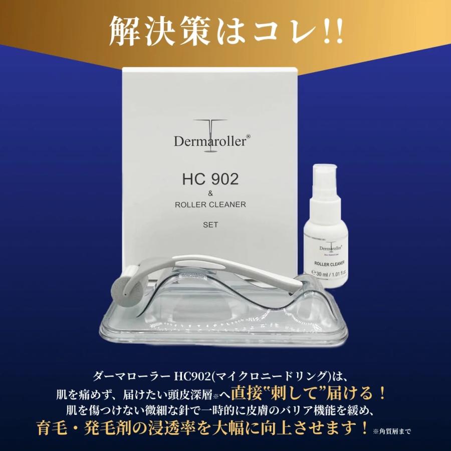 Dermaroller（ダーマローラー） hc902 育毛 頭皮活性化 ヘアローション