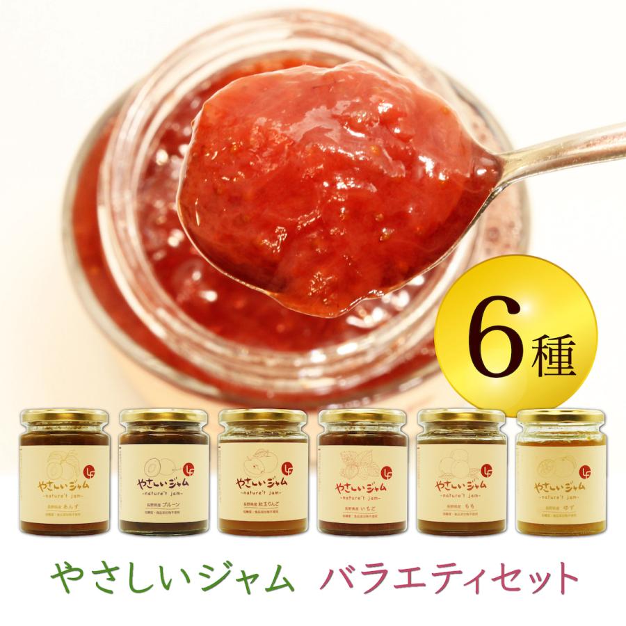 やさしいジャム 6種 6本セット 国産 瓶 フルーツ 低カロリー いちご もも あんず 離乳食 無添加 子供 1歳 大容量 低糖質 砂糖不使用 添加物不使用 爆買（Yahoo!・エルエフ）