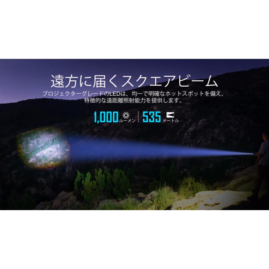 OLIGHT オーライト 懐中電灯 Archer 1000ルーメン タクティカルライト 