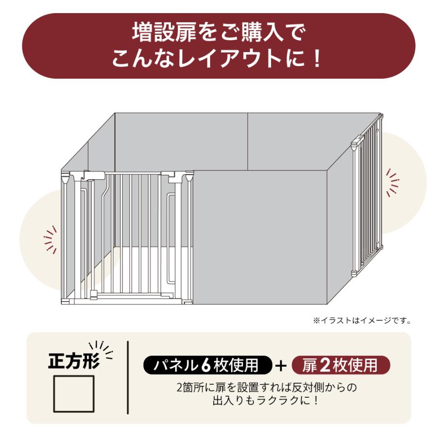 ペットケージ DOGSAFE8 NE ごくせま 専用 増設用扉 増設扉 ペットケージ DOGSAFE8 NE ごくせま 専用 増設用扉 増設扉