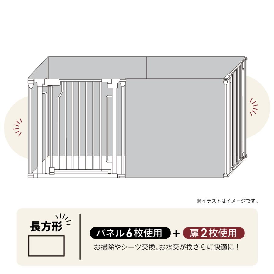 ペットケージ DOGSAFE8 NE ごくせま 専用 増設用扉 増設扉 ペットケージ DOGSAFE8 NE ごくせま 専用 増設用扉 増設扉
