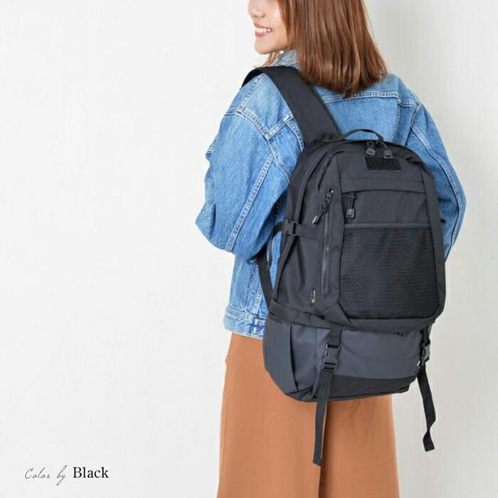 送料無料 リュックサック メンズ レディース ユニセックス 男女兼用 CORDURA 2WAY セパレート バックパック コーデュラ 撥水 耐久 無地 ブラック[11770] |  | 02