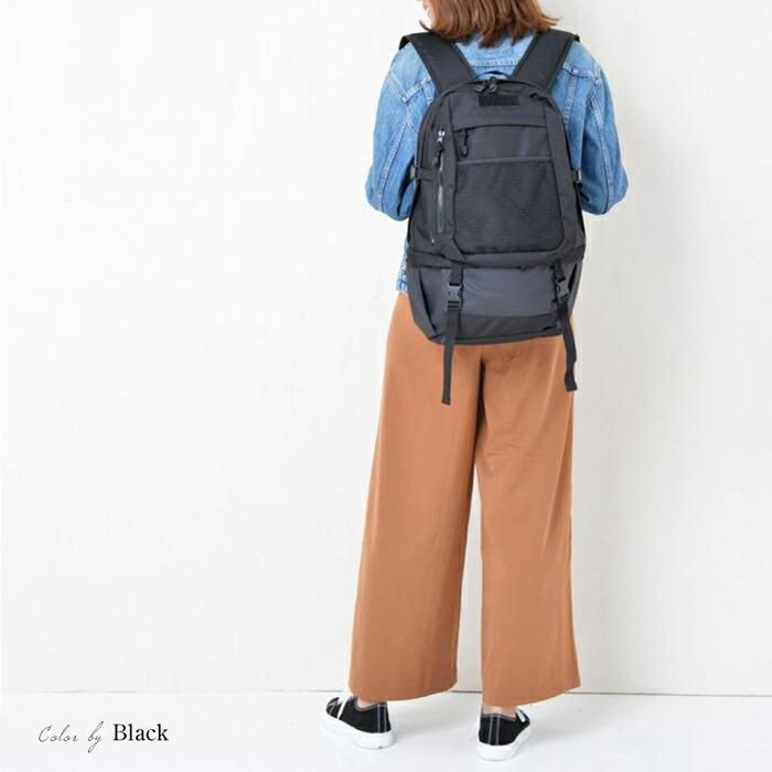 送料無料 リュックサック メンズ レディース ユニセックス 男女兼用 CORDURA 2WAY セパレート バックパック コーデュラ 撥水 耐久 無地 ブラック[11770] |  | 03