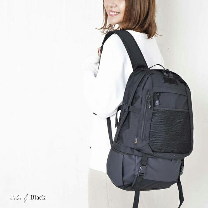 送料無料 リュックサック メンズ レディース ユニセックス 男女兼用 CORDURA 2WAY セパレート バックパック コーデュラ 撥水 耐久 無地 ブラック[11770] |  | 04
