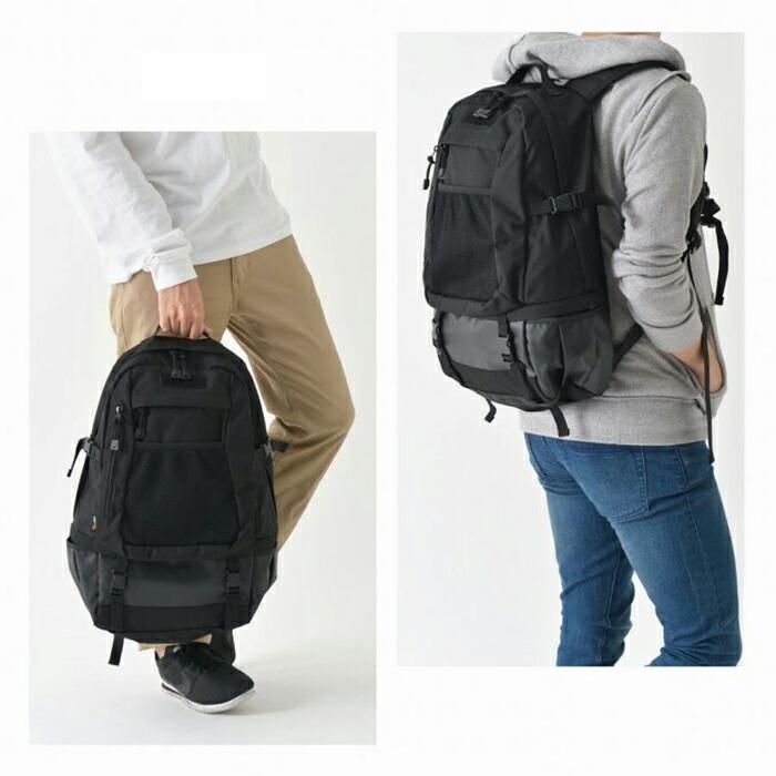 送料無料 リュックサック メンズ レディース ユニセックス 男女兼用 CORDURA 2WAY セパレート バックパック コーデュラ 撥水 耐久 無地 ブラック[11770] |  | 06