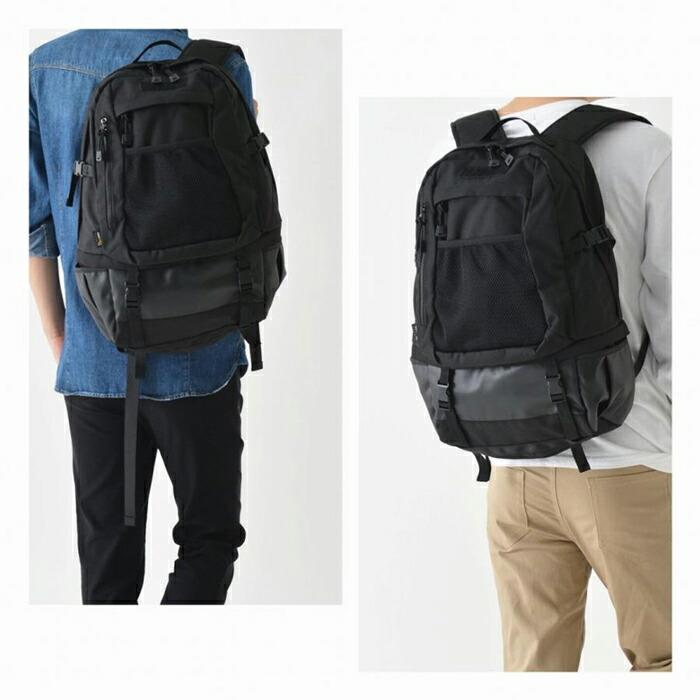 送料無料 リュックサック メンズ レディース ユニセックス 男女兼用 CORDURA 2WAY セパレート バックパック コーデュラ 撥水 耐久 無地 ブラック[11770] |  | 07