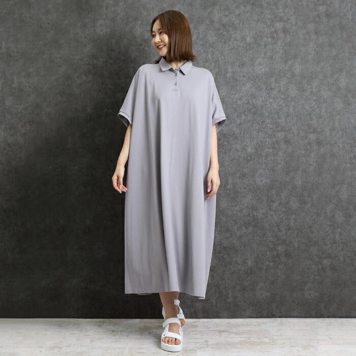 ワンピース ワンピ ポロシャツ MARTHA・Sneak マーサ・スニーク ポロ 半袖 ひざ丈 膝丈 大人 上品 旅行 L 大きいサイズ オフィス 春夏 ランチ デート 16637 |  | 07