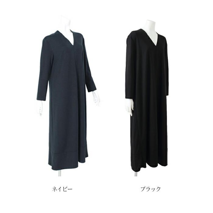 ワンピース ワンピ Vネック MARTHA マーサ ジャージー フレアー ロング マキシ レディース ポンチ カットソー ひざ丈 膝丈 ミモレ丈 長袖 LL 大きいサイズ 16748 |  | 12