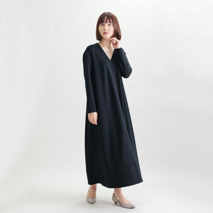 ワンピース ワンピ Vネック MARTHA マーサ ジャージー フレアー ロング マキシ レディース ポンチ カットソー ひざ丈 膝丈 ミモレ丈 長袖 LL 大きいサイズ 16748 |  | 06