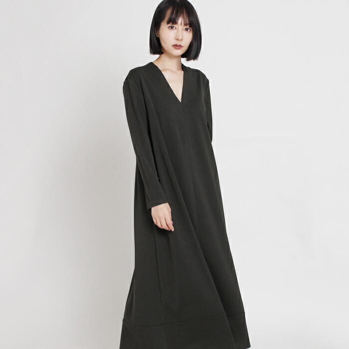 ワンピース ワンピ Vネック MARTHA マーサ ジャージー フレアー ロング マキシ レディース ポンチ カットソー ひざ丈 膝丈 ミモレ丈 長袖 LL 大きいサイズ 16748 |  | 09