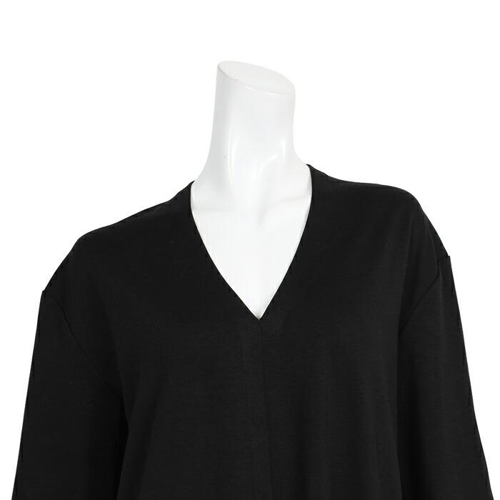 ワンピース ワンピ Vネック ジャージー レディース ポンチ カットソー ひざ丈 膝丈 ミモレ丈 大人 上品 旅行 長袖 M L 大きいサイズ ランチ 16749 |  | 09