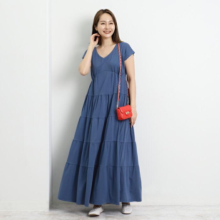 ワンピース ワンピ ロングワンピ MARTHA マーサ マキシ フレア 半袖 レディース ひざ丈 膝丈 ミモレ丈 大人 上品 部屋着 大きいサイズ ディナー ランチ 16770 |  | 10