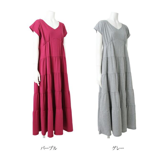 ワンピース ワンピ ロングワンピ MARTHA マーサ マキシ フレア 半袖 レディース ひざ丈 膝丈 ミモレ丈 大人 上品 部屋着 大きいサイズ ディナー ランチ 16770 |  | 15