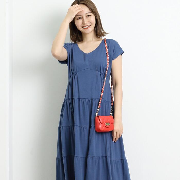 ワンピース ワンピ ロングワンピ MARTHA マーサ マキシ フレア 半袖 レディース ひざ丈 膝丈 ミモレ丈 大人 上品 部屋着 大きいサイズ ディナー ランチ 16770 |  | 07