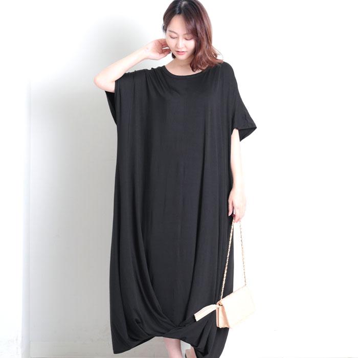 ワンピース ワンピ ロング MARTHA ジャージー オーバーサイズ レディース マキシ丈 おうち着 ワンマイル 大人 上品 旅行 半袖 L 大きいサイズ ランチ 16804 |  | 05