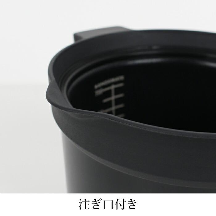 送料無料 マグポット レンジメート 調理器具 キッチン用品 鍋 電子レンジ専用調理器 深型 セラミック 保温 食洗器対応 レシピ付き ホワイト ブラック[17461] |  | 06