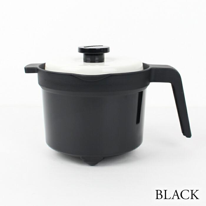 送料無料 マグポット レンジメート 調理器具 キッチン用品 鍋 電子レンジ専用調理器 深型 セラミック 保温 食洗器対応 レシピ付き ホワイト ブラック[17461] |  | 07