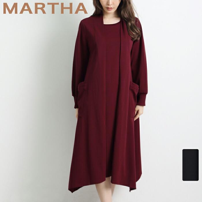 ワンピース 重ね着 ロング レイヤード きれいめ 体型カバー 長袖 ミモレ丈 大人 上品 パーティー ブラック ボルドー aw 26338 | 
