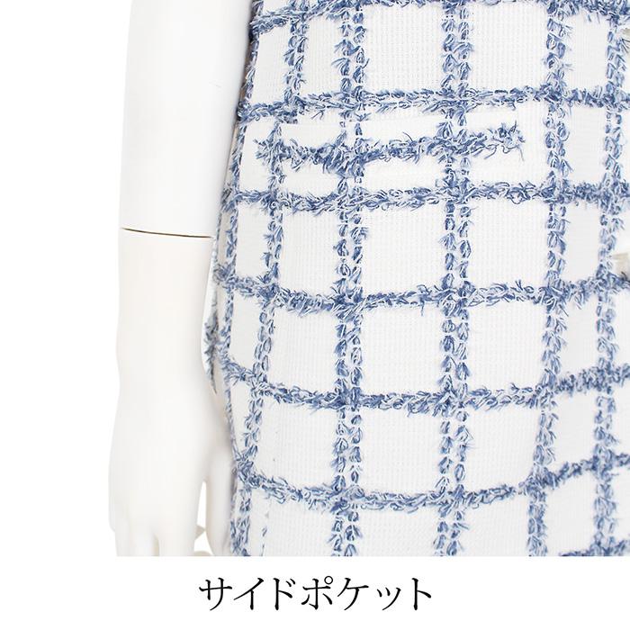 送料無料 訳あり某ブランド ベスト ジレ ノーカラー Vネック ライトアウター 羽織り チェック●レディース アウター アイボリー[59235] |  | 06
