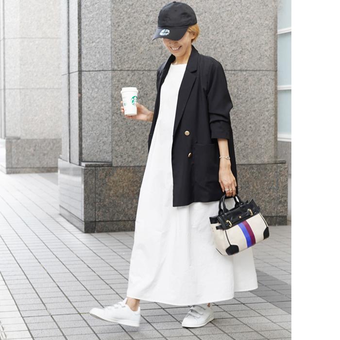 ワンピース ロング  綿 コットン タック バックボタン レディース ワイドシルエット ワンピ フレアワンピース フリル 無地 ブラック ホワイト  ss 7529 |  | 01