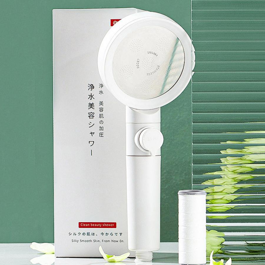【正規品】2025 シャワーヘッド 節水増圧 塩素除去 浄水 手元止水 水量水圧調節 ミスト肌ケア 保湿 美肌美髪 高洗浄力 毛穴 汚れ除去 マイクロバブル 頭皮ケア |  | 20