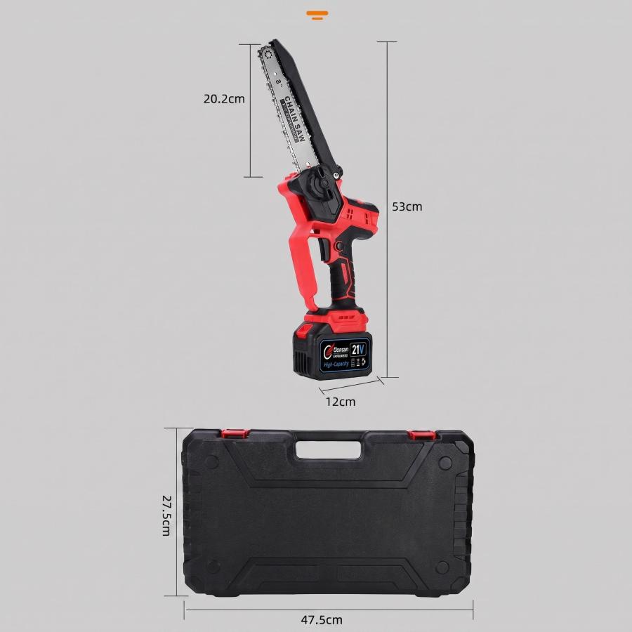 チェーンソー 充電式 8インチ 小型 800W ブラシレスモーター 電動ノコギリ コードレス ミニチェーンソー 自動給油 工具レス調整 剪定 枝切り 伐採 薪割り マキタ |  | 17