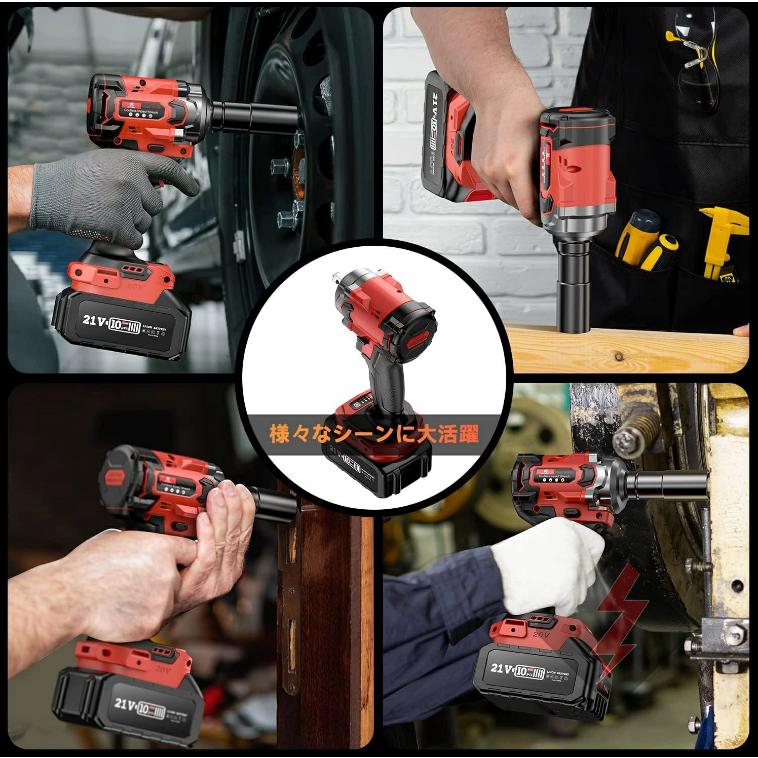 HITACHI  インパクトドライバー　本体　バッテリー　充電器　ケース　フルセット　DIY  タイヤ交換　 ЗЗ HITACHI 日立 14.4v インパクトドライバ バッテリーx2 充電器