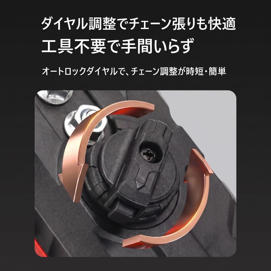 充電式チェーンソー 12インチ ブラシレスモーター マキタバッテリー互換 残量表示 電動チェンソー 大径切断 ハイパワー コードレス 伐採 薪割り 庭木剪定 マキタ |  | 07