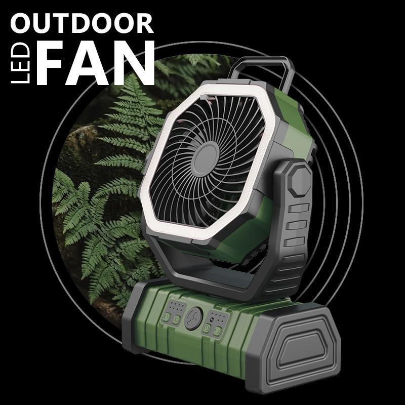 【正規品】 多機能ファン アウトドア 扇風機 リモコン 首振り 20000mAh 充電式 DCモーター タイマー 4段階風量 LEDライト 大風量 卓上 熱中症対策 業務用 工業扇 |  | 16