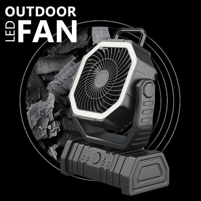 【正規品】 多機能ファン アウトドア 扇風機 リモコン 首振り 20000mAh 充電式 DCモーター タイマー 4段階風量 LEDライト 大風量 卓上 熱中症対策 業務用 工業扇 |  | 17